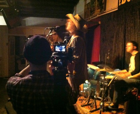 Leroy's crew on camera